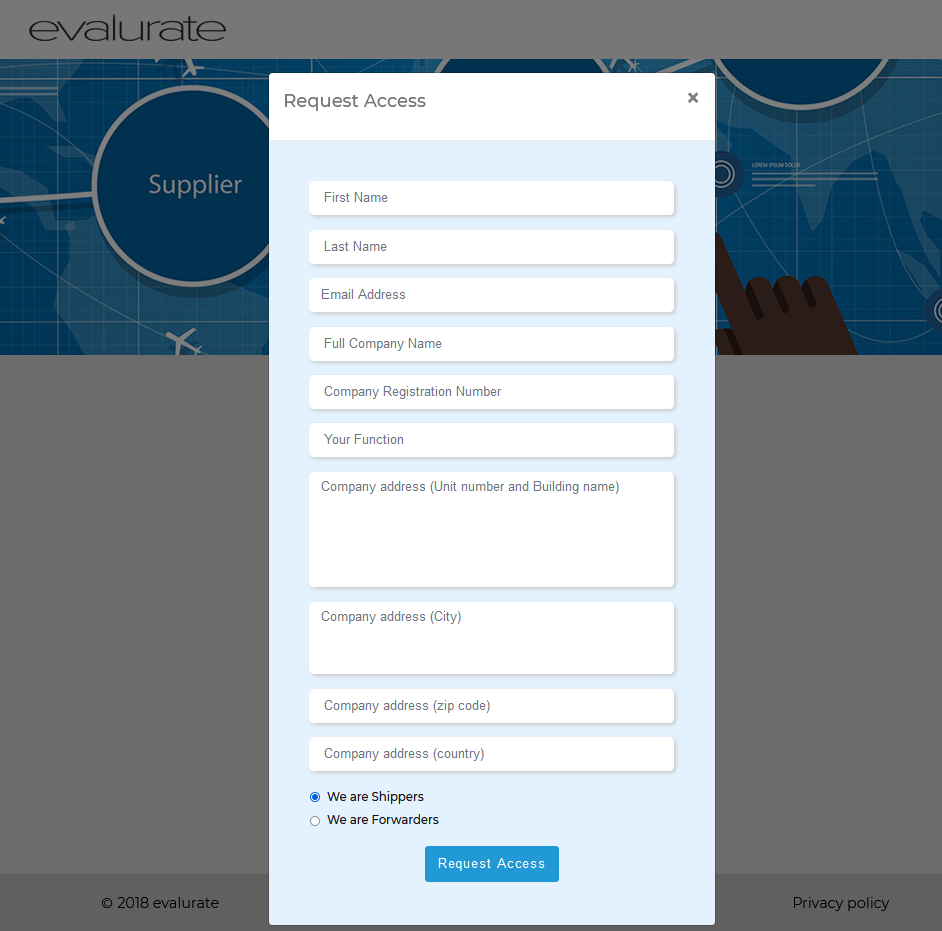Request Access Window
